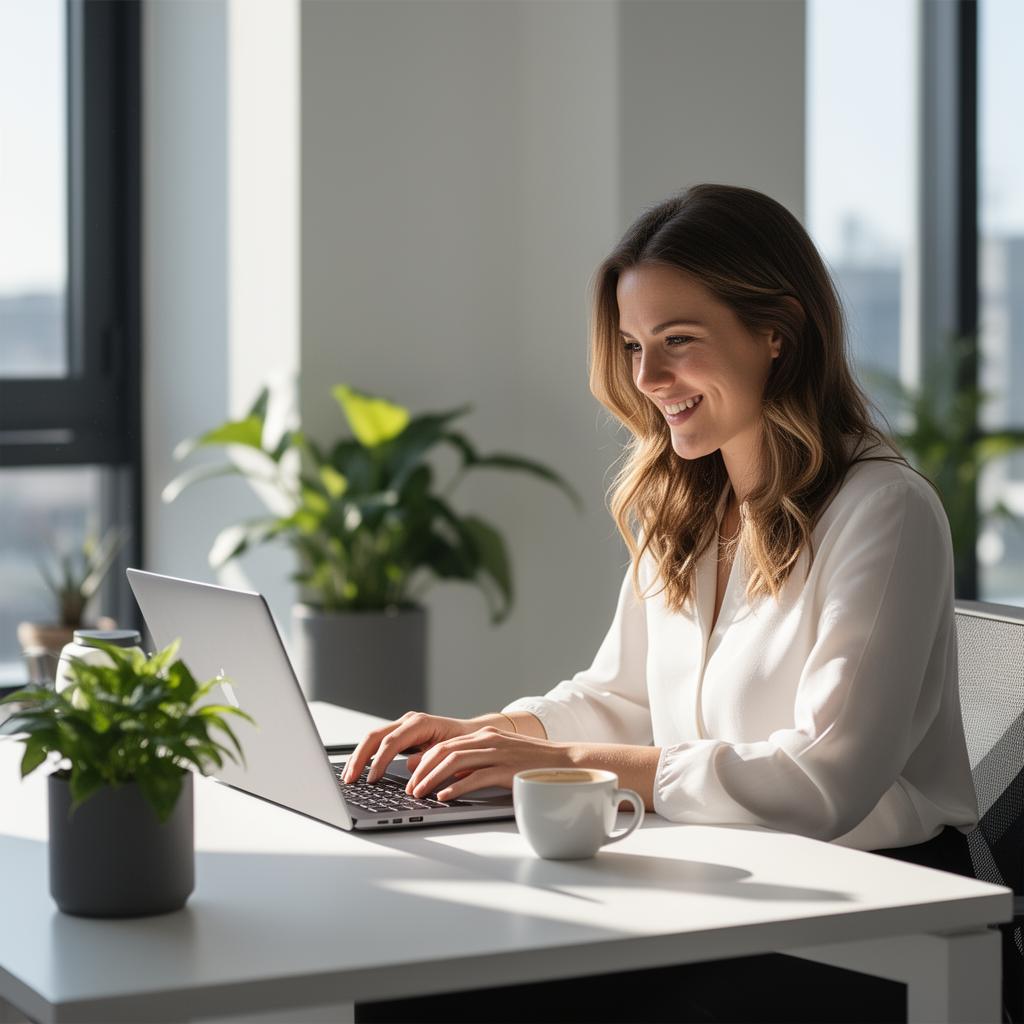 AI gegenereerde promotieafbeelding voor een social media manager